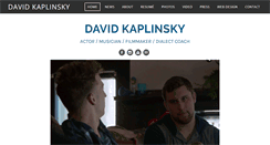 Desktop Screenshot of davidkaplinsky.com